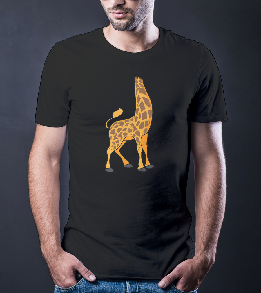 Headless Giraffe Halloween Costume Cool Animal Dress Up T-Shirt