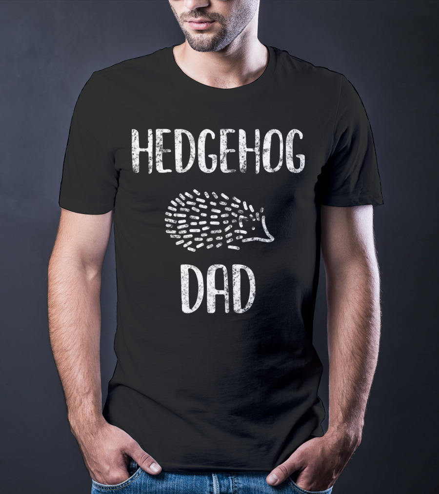 Hedgehog Dad Funny Boys Hedgehog Dad T-Shirt