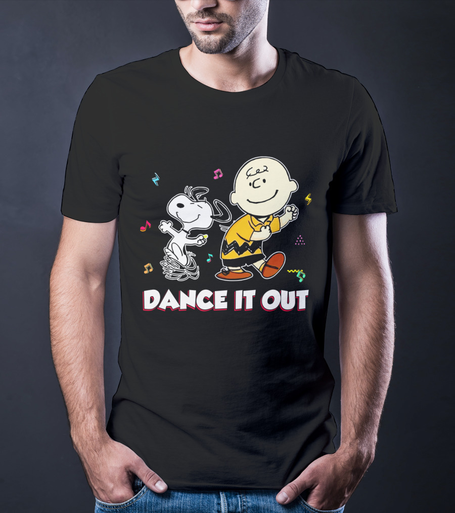 Dance It Out With Snoopy And Charlie Brown From The Peanuts Movie T-Shirt