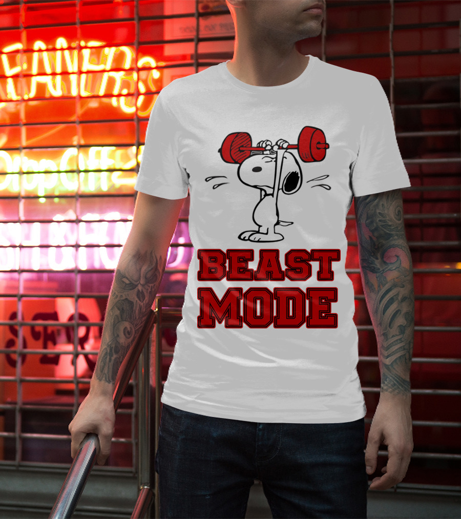 Snoopy Beast Mode The Peanuts Movie T-Shirt