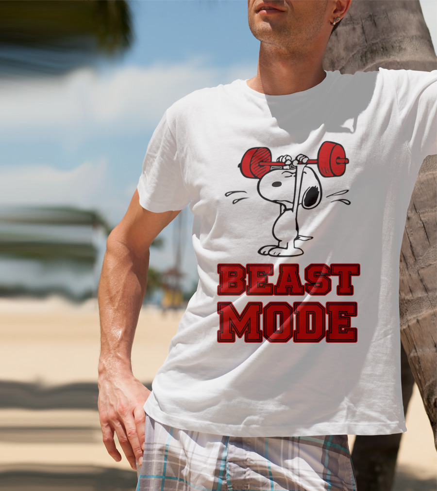 Snoopy Beast Mode The Peanuts Movie T-Shirt