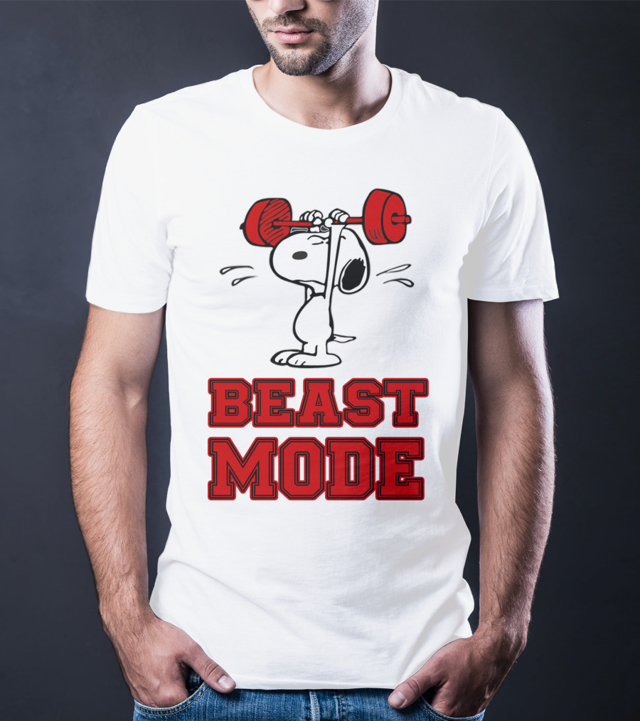 Snoopy Beast Mode The Peanuts Movie T-Shirt