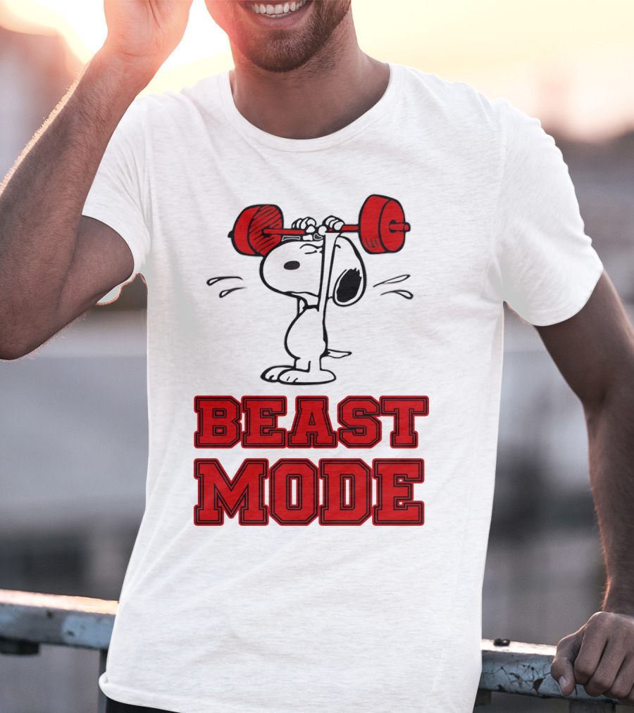 Snoopy Beast Mode The Peanuts Movie T-Shirt