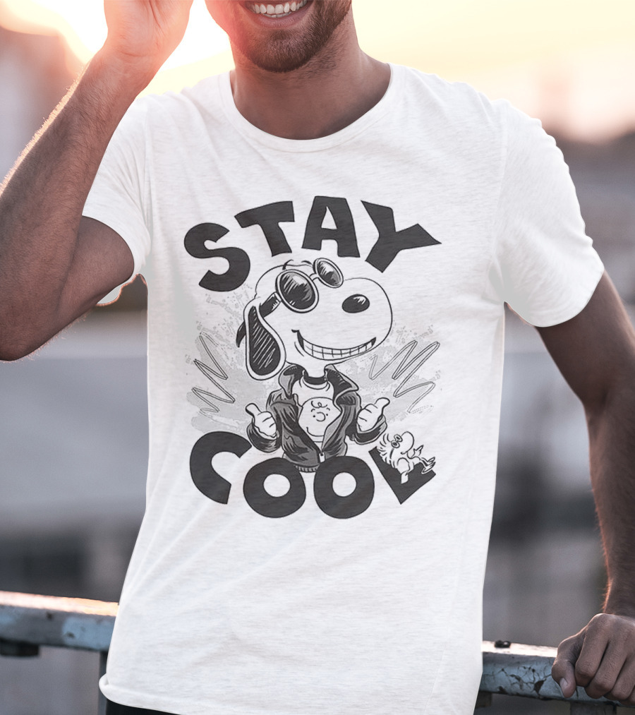 Stay Cool Snoopy The Peanuts Movie Thumbs Up T-Shirt