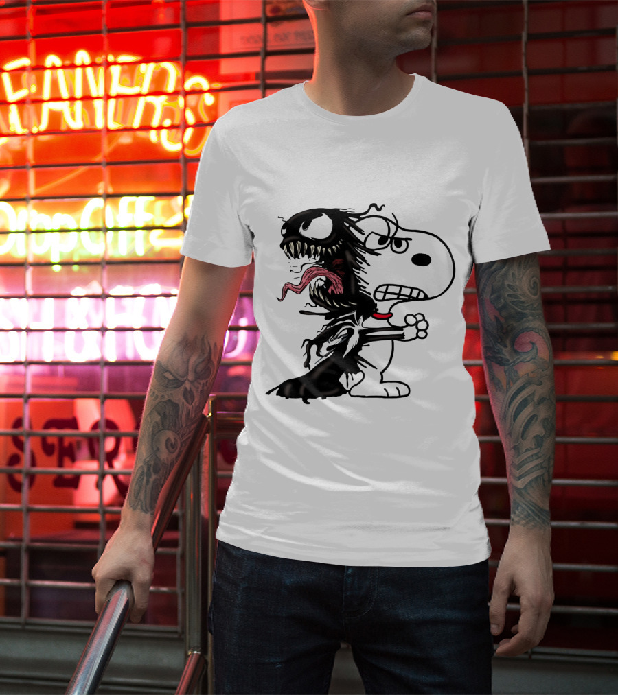 Venom Snoopy Mashup The Peanuts Movie T-Shirt