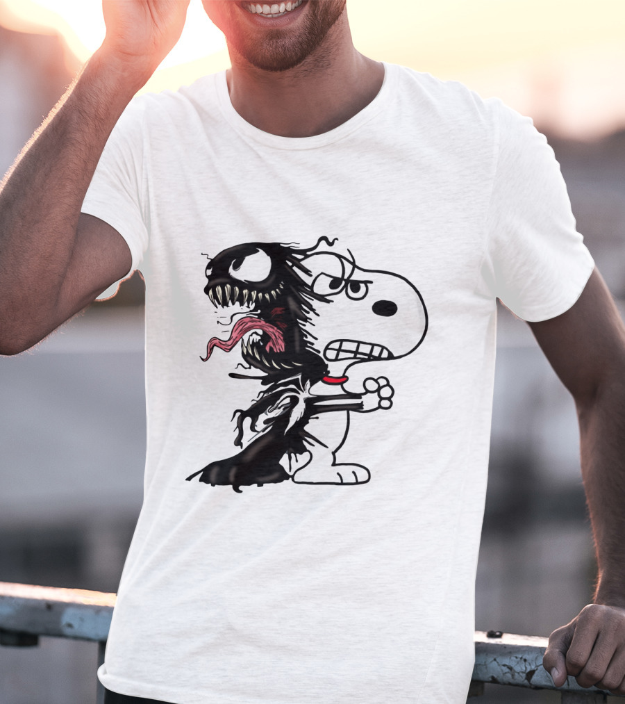 Venom Snoopy Mashup The Peanuts Movie T-Shirt