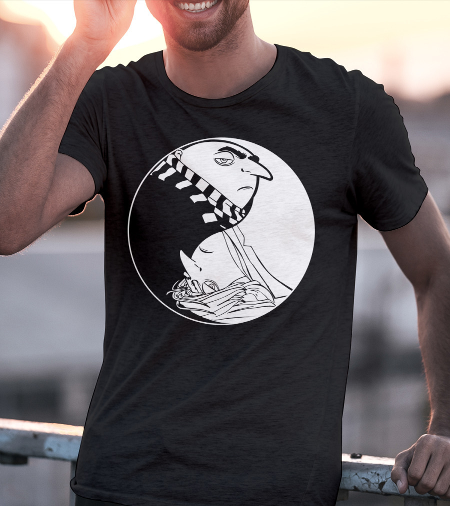 Gru And Dru Yin Yang Minions Despicable Me Sibling Symbol Harmony T-Shirt