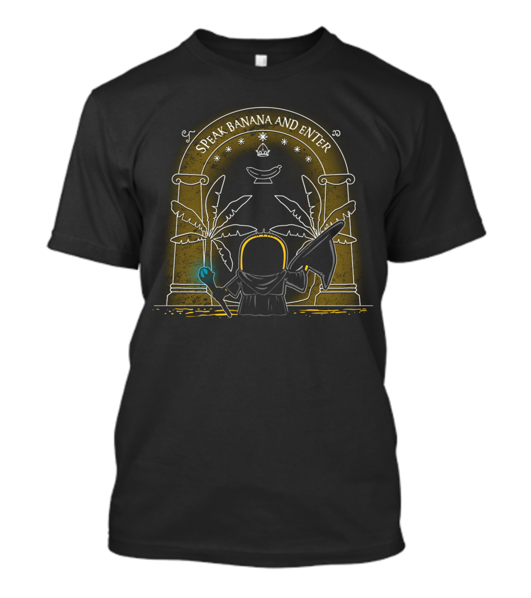 Speak Banana And Enter Despicable Me Minions Portal Scene T-Shirt
