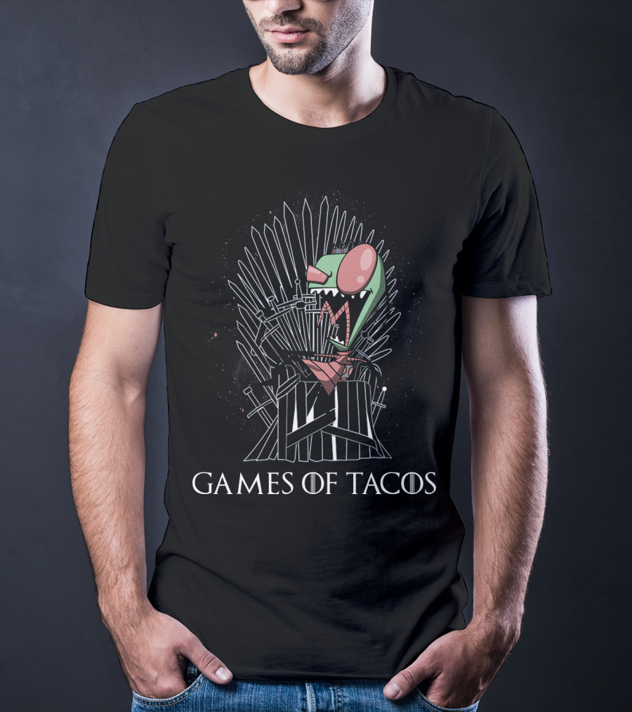 Games Of Tacos Gir Invader Zim Thrones T-Shirt