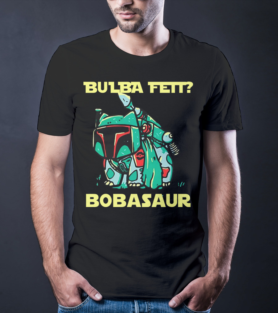Bulba Fett Bobasaur Star Wars Crossover T-Shirt