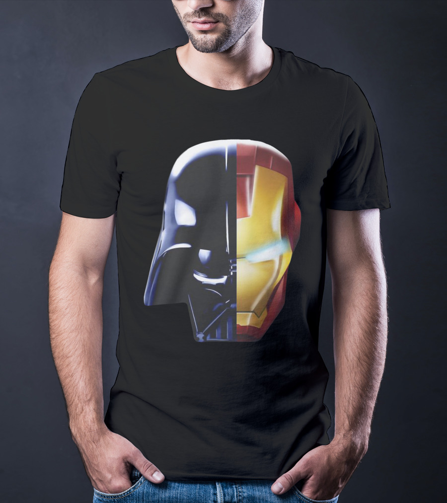 Iron Darth Man Vader Star Wars Marvel Mashup T-Shirt