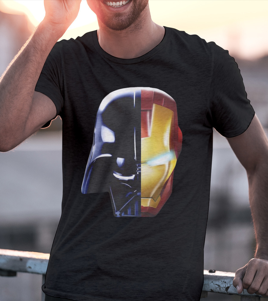 Iron Darth Man Vader Star Wars Marvel Mashup T-Shirt