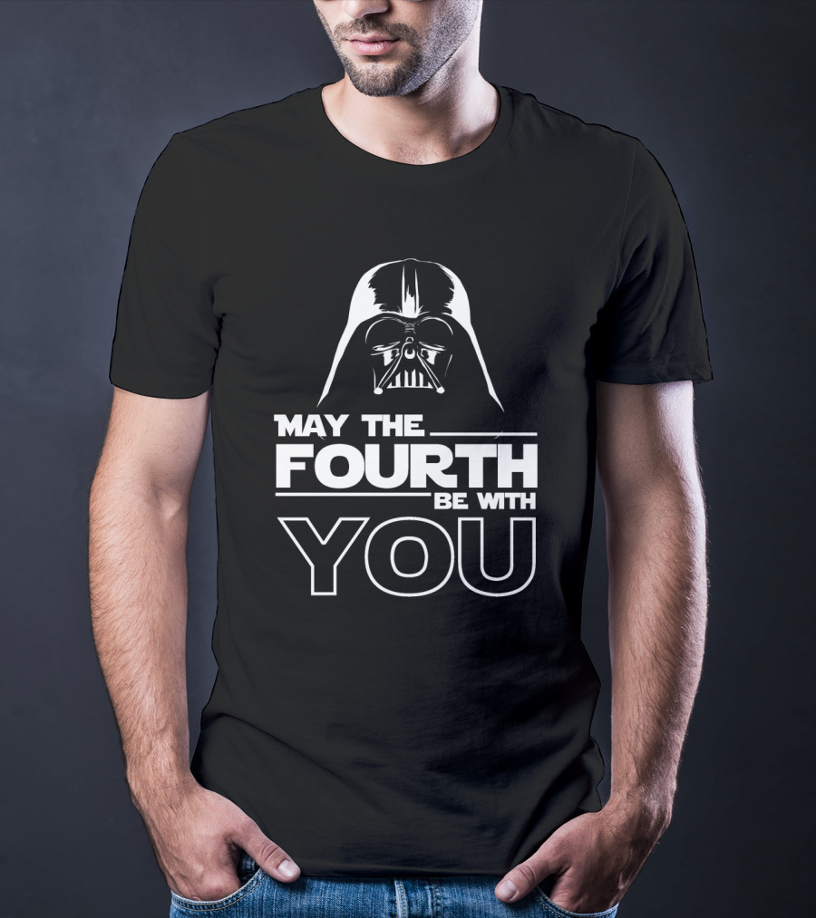 May The Fourth Be With You Darth Vader Star Wars Iconic Jedi Day T-Shirt