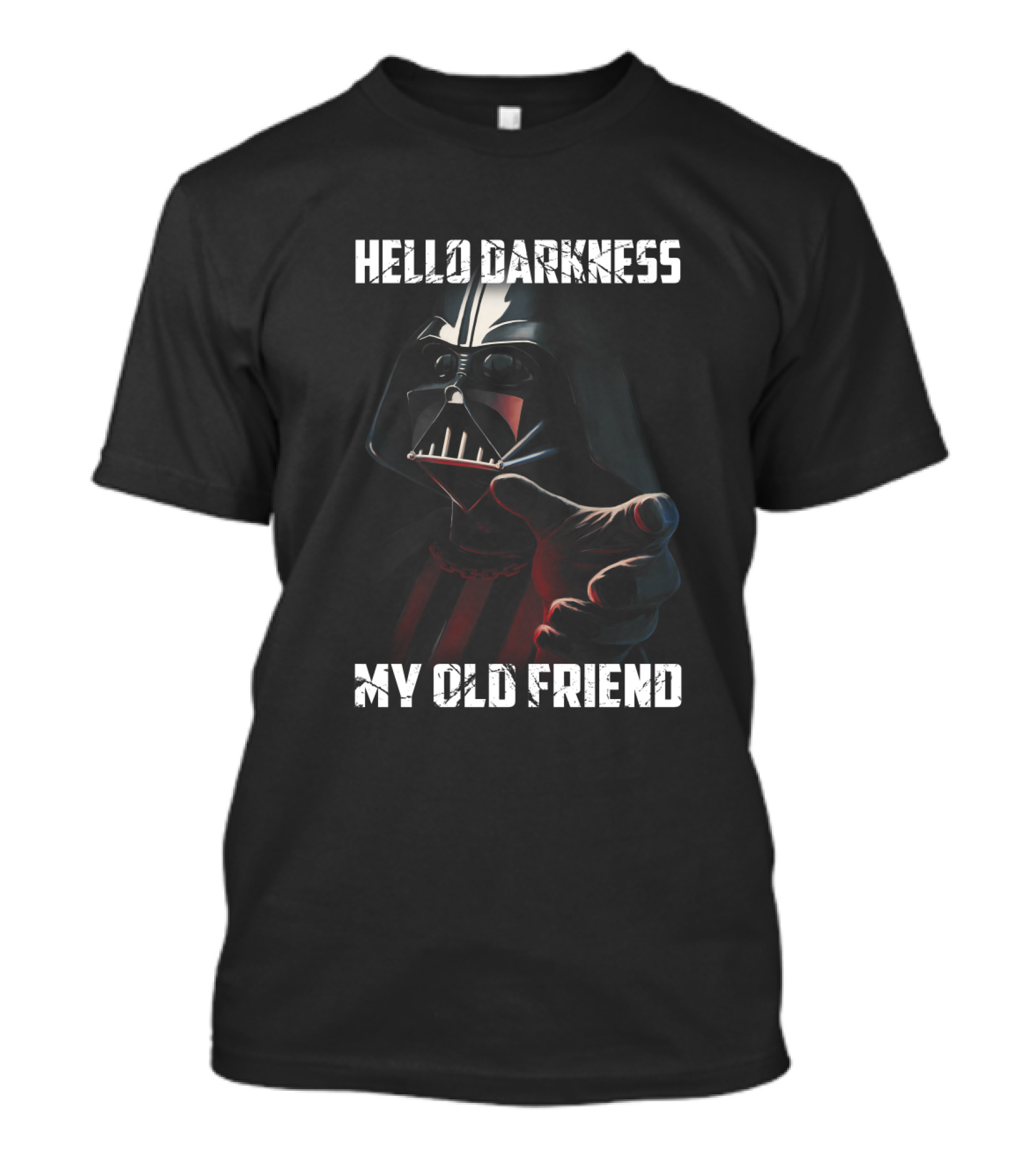 Hello Darkness My Old Friend Darth Vader Star Wars T-Shirt