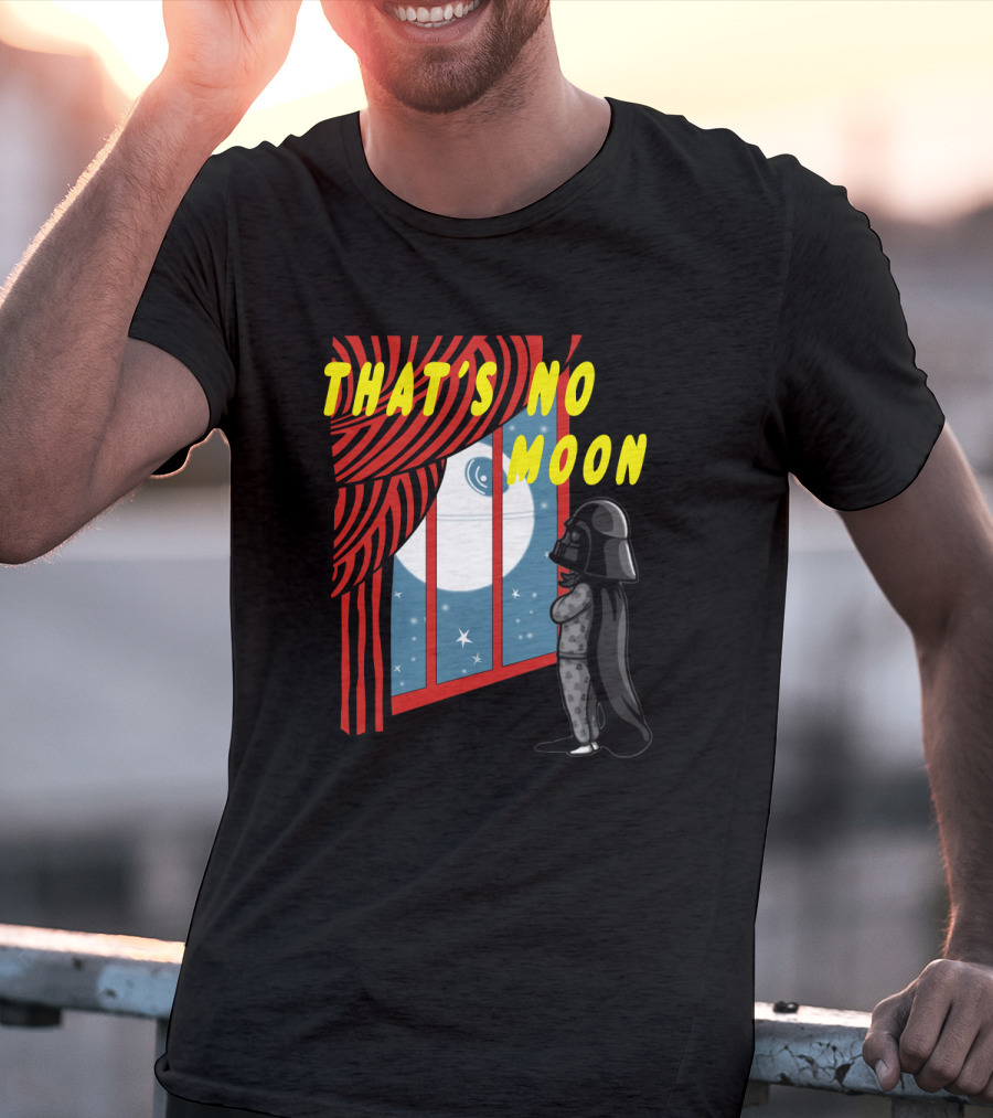 That's No Moon Darth Vader Star Wars Window Scene T-Shirt