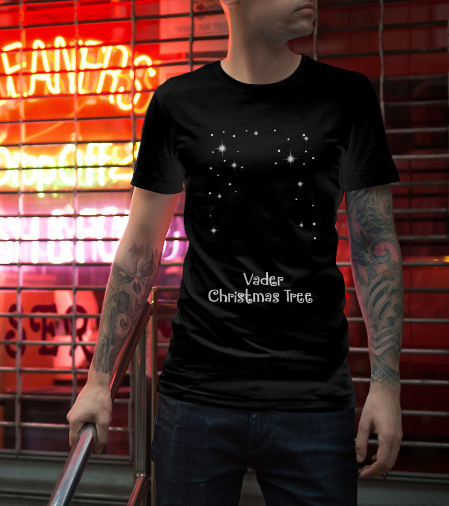 Vader Christmas Tree Star Wars Darth Vader T-Shirt