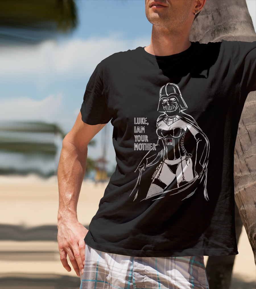 Women Darth Vader Luke I Am Your Mother Star Wars T-Shirt