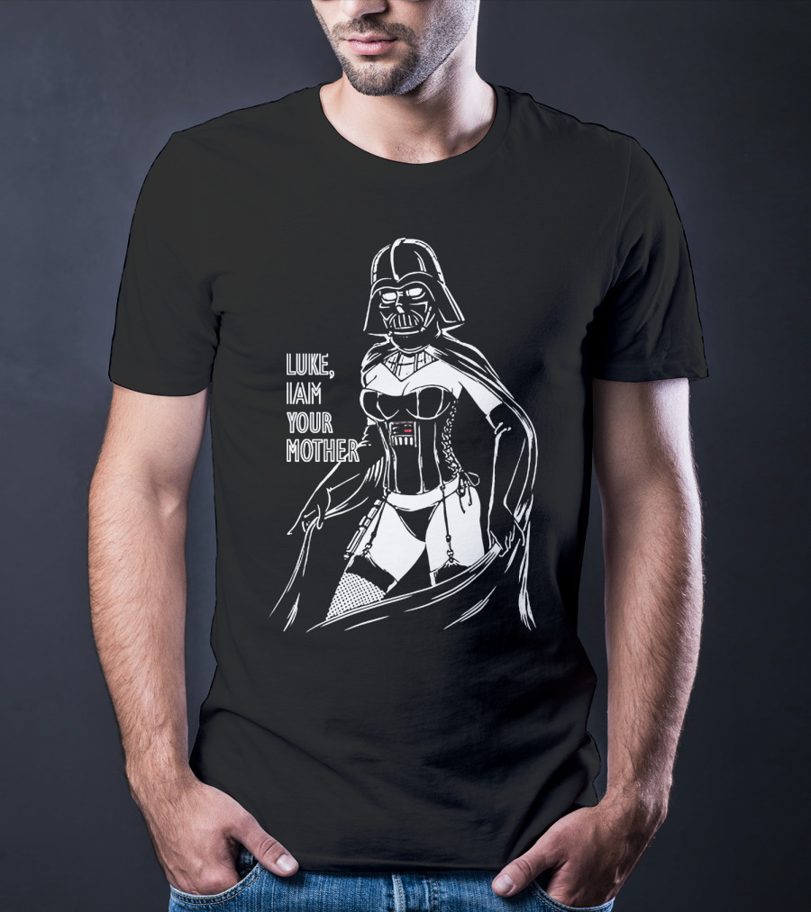 Women Darth Vader Luke I Am Your Mother Star Wars T-Shirt