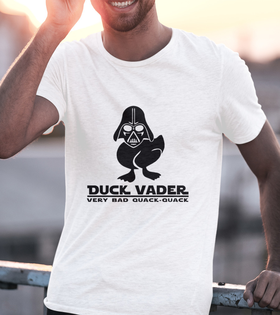 Duck Vader Very Bad Quack Quack Star Wars Darth Vader T-Shirt