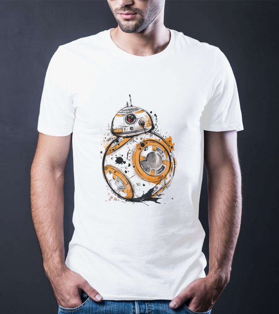 Ink Tattoo Inspired BB-8 Droids Star Wars T-Shirt
