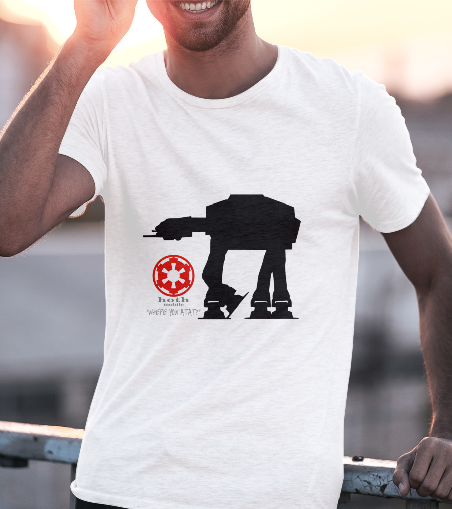 Hoth Mobile Whepe You AT-AT? Star Wars Droids T-Shirt