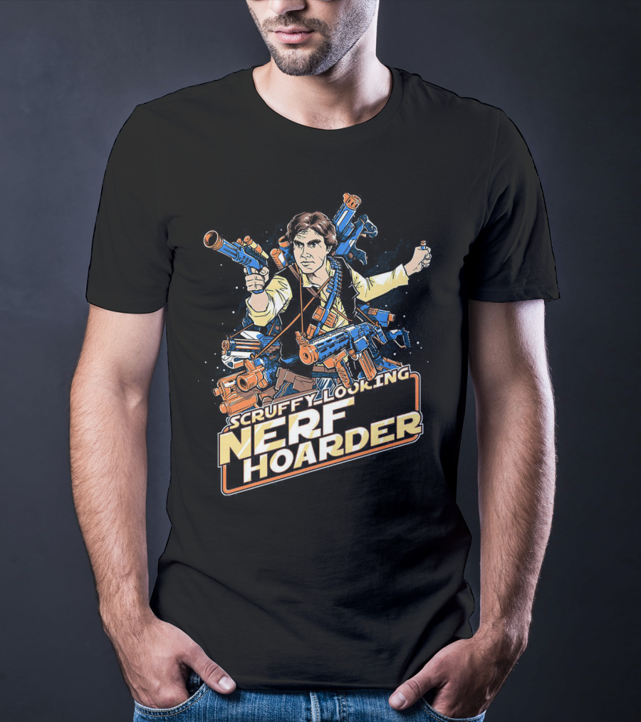 Scruffy Looking Nerf Hoarder Han Solo Star Wars T-Shirt