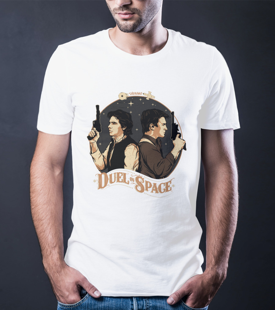 Duel In Space Versus Han Solo Star Wars T-Shirt