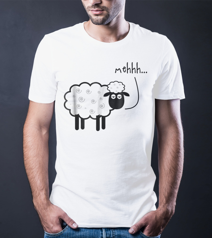 Mehhh Blackie Sheep Crazy Relatives T-Shirt