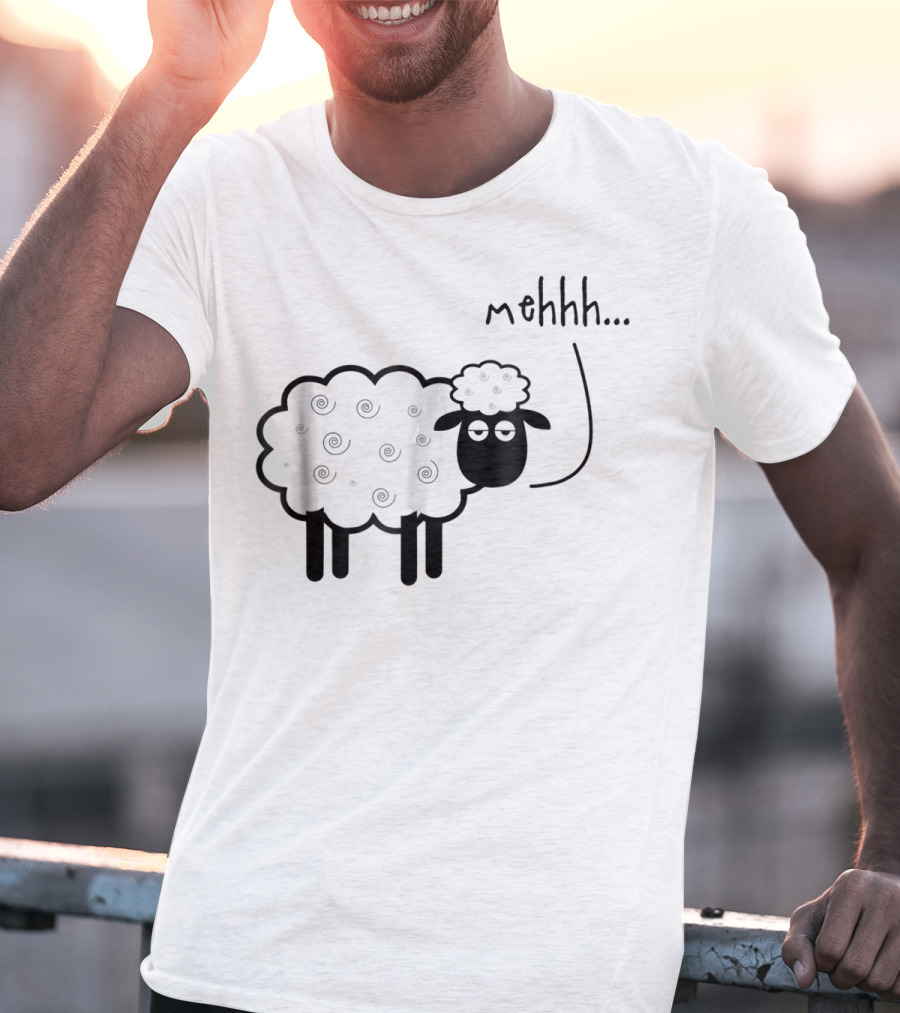 Mehhh Blackie Sheep Crazy Relatives T-Shirt