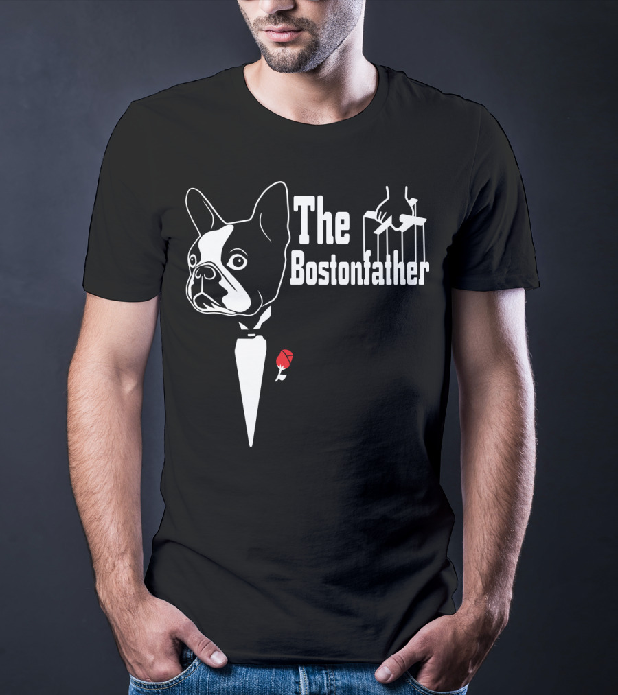 The Bostonfather Boston Terrier Mashup T-Shirt