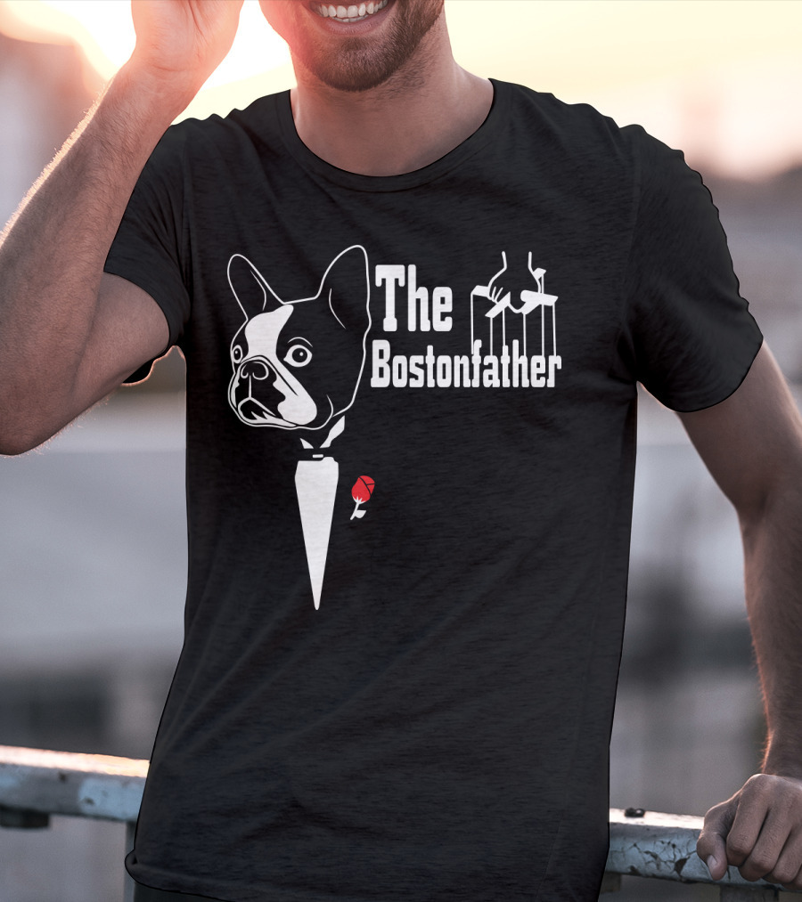 The Bostonfather Boston Terrier Mashup T-Shirt