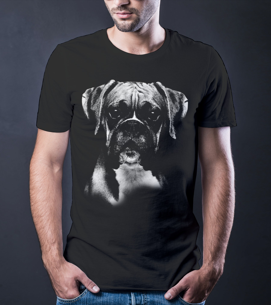 Boxer Dog Portrait Close-Up T-Shirt