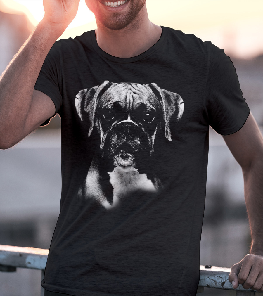 Boxer Dog Portrait Close-Up T-Shirt