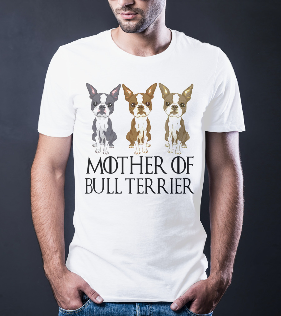 Mother Of Bull Terrier Iconic T-Shirt