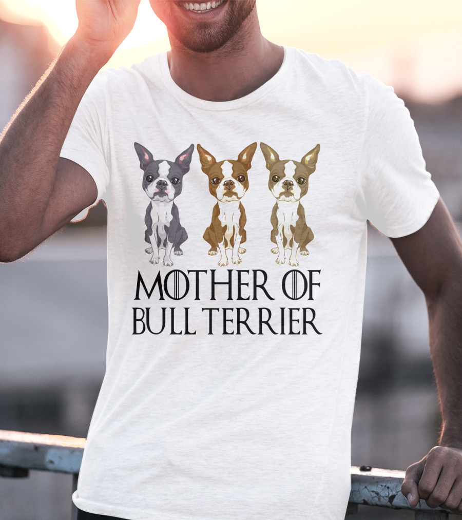 Mother Of Bull Terrier Iconic T-Shirt