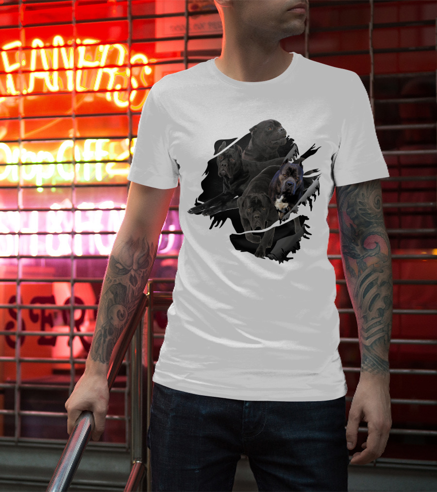 Cane Corso Black Dog Pack T-Shirt