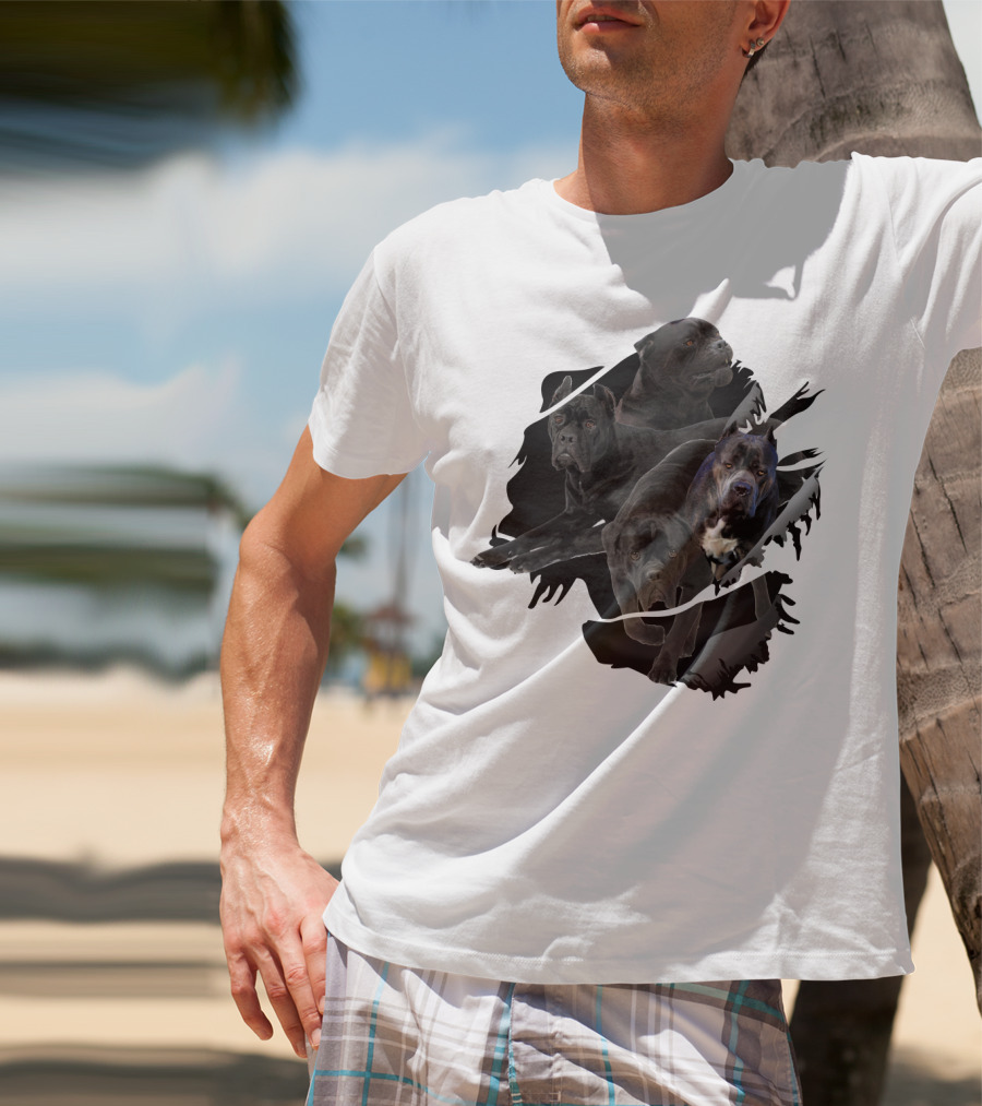 Cane Corso Black Dog Pack T-Shirt