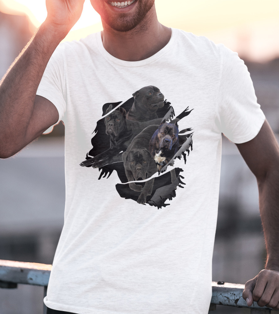 Cane Corso Black Dog Pack T-Shirt