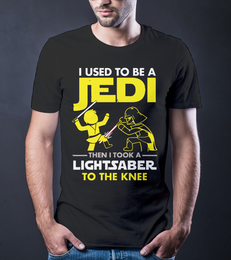 I Used To Be A Jedi Then I Took A Lightsaber To The Knee T-Shirt