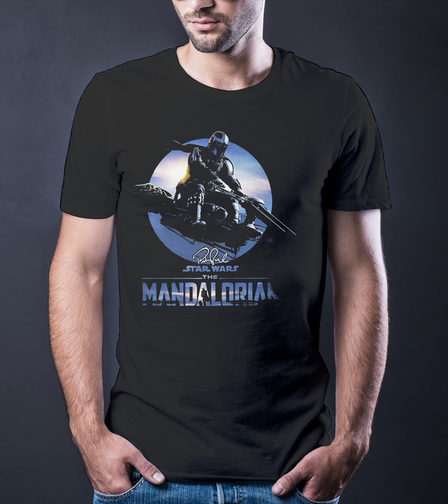 Star Wars The Mandalorian Mando Wild Ride Signature T-Shirt