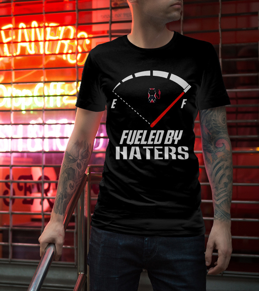 Southern United States Fueled By Haters E F Meter Flag T-Shirt