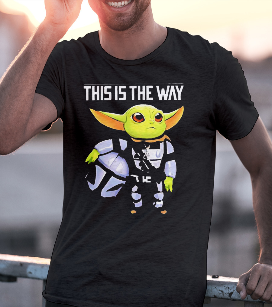 The Child Grogu This Is The Way Mandalorian Helmet Character T-Shirt