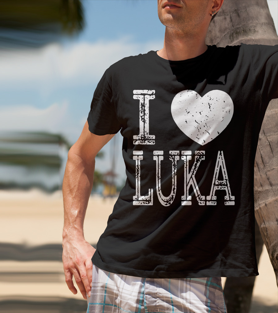 I Love Luka Basketball NFL T-Shirt