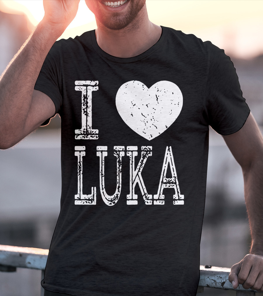 I Love Luka Basketball NFL T-Shirt