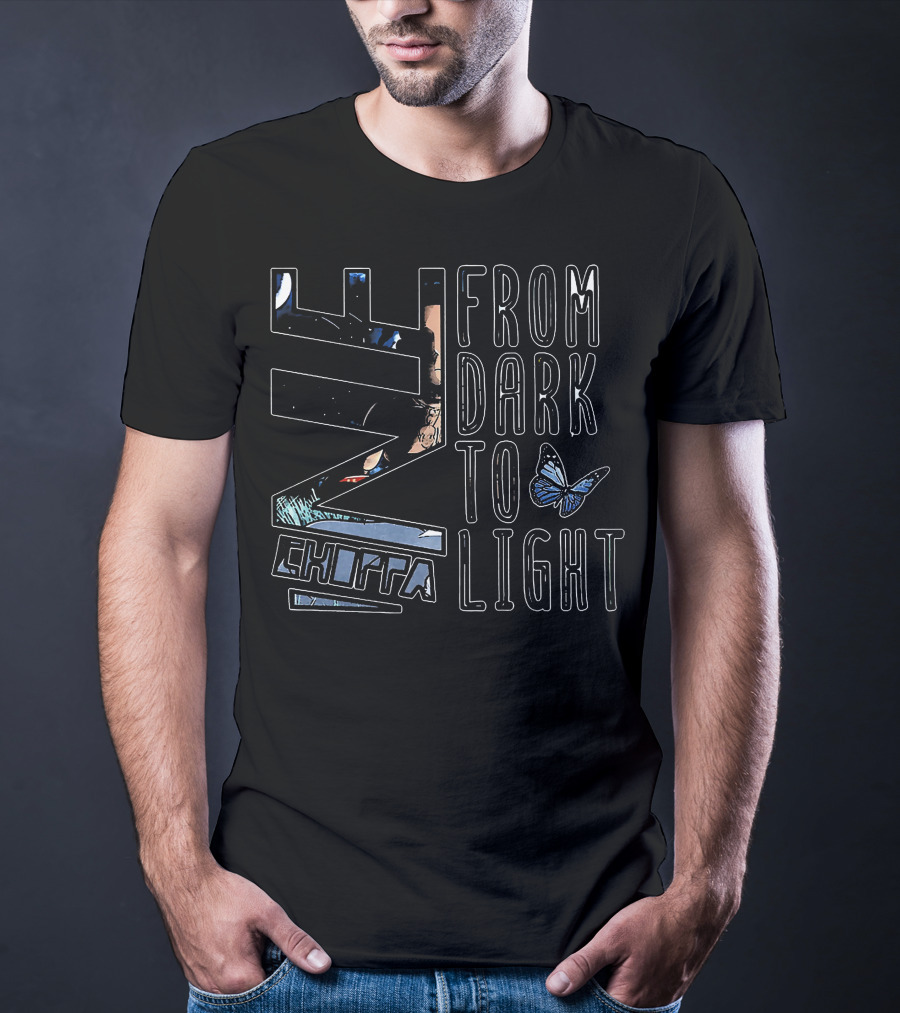 Nle Choppa From Dark To Light Butterfly T-Shirt