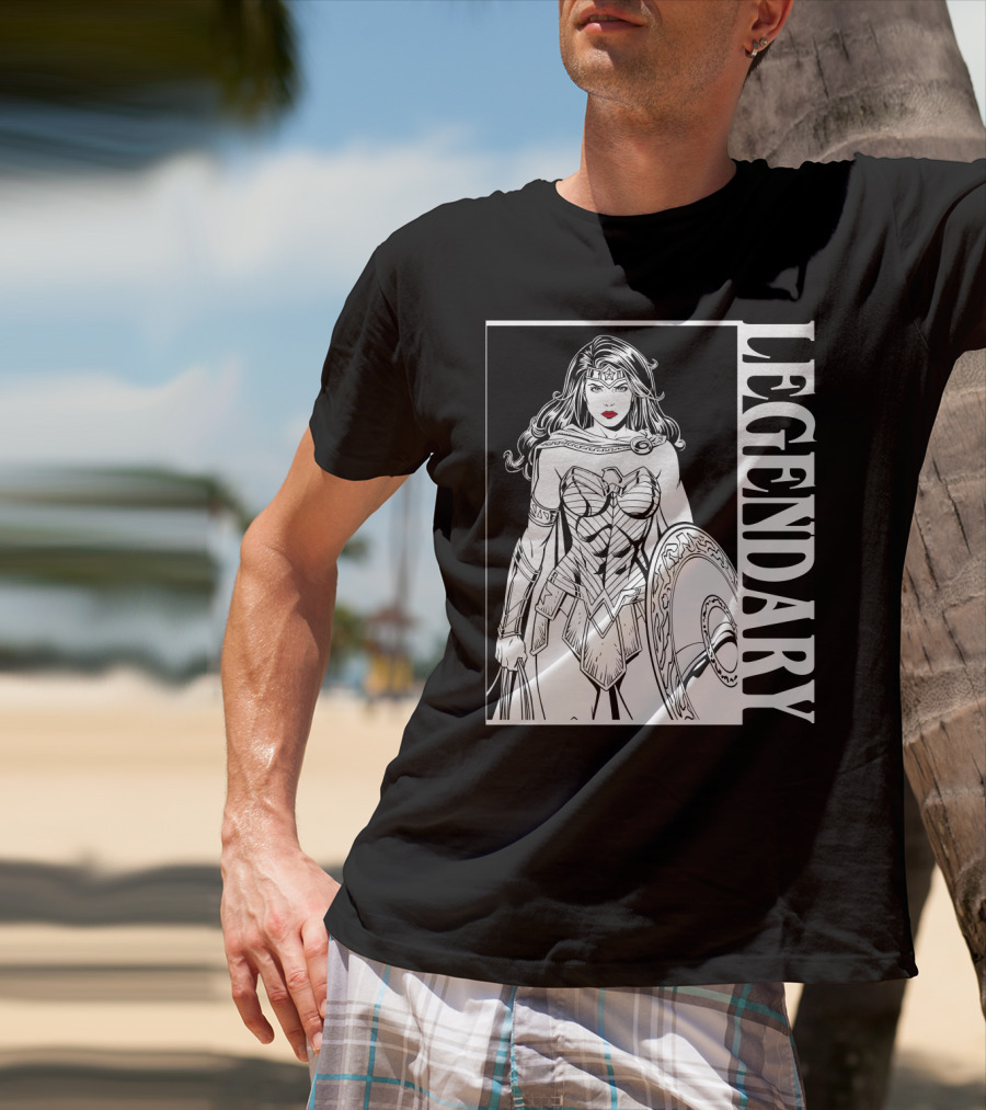 Wonder Woman Legendary Heroic Warrior T-Shirt