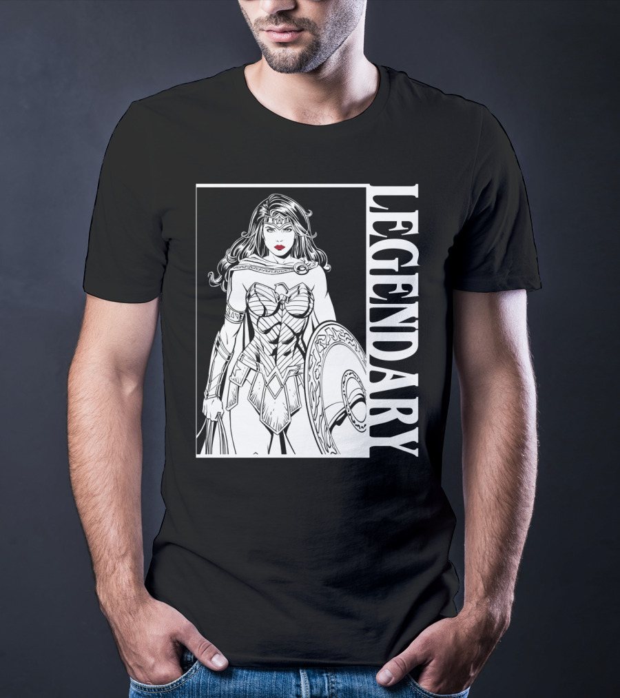 Wonder Woman Legendary Heroic Warrior T-Shirt