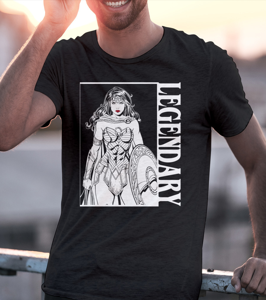 Wonder Woman Legendary Heroic Warrior T-Shirt