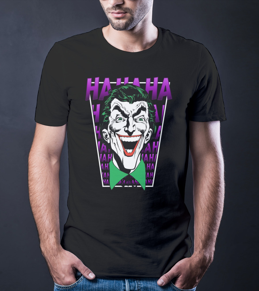 The Joker Hahaha Iconic Laugh T-Shirt