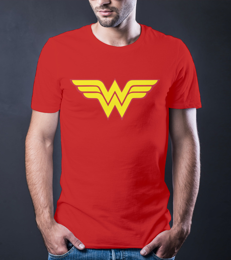 Wonder Woman Classic Yellow Emblem T-Shirt